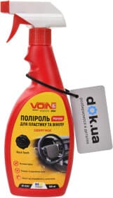 Поліроль для салону Voin Cockpit Milk Матова Black Touch 500 мл