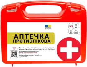 Аптечка протиопікова Poputchik в жорсткому чохлі 02-085-П