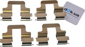 Комплектующие дисковых тормозных колодок Комплектующие дисковых тормозных колодок