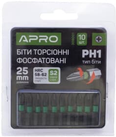Набір бит Apro 309001 10 шт.