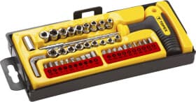 Набор бит и торцевых головок с держателем Topex 39D396 20 шт.