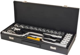 Набор торцевых головок и комплектующих MasterTool 78-4125 1/2" (24 пр.)