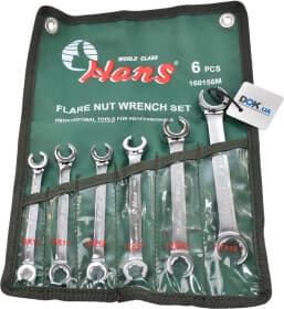 Набір ключів розрізних Hans 160156M 8-19 мм 6 шт
