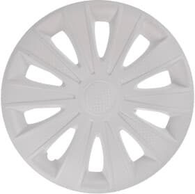 Комплект ковпаків на колеса Star Karat колір білий з карбоновою обробкою