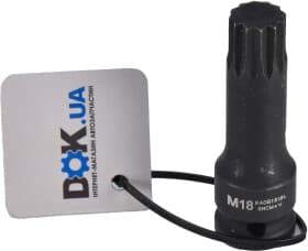 Торцевая головка с битой Toptul KADB1618L M18 1/2"