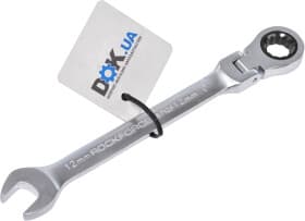 Ключ комбинированный трещоточный Forsage F-75712F I-образный 12 мм с шарниром