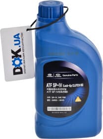 Трансмиссионное масло Hyundai ATF SP-IV (Lock-Up CLUTCH 6S) 75W синтетическое