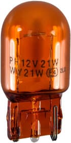 Автолампа Philips Vision WY21W WX3x16d 21 W оранжевая 12071CP