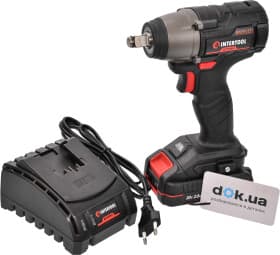 Гайкокрут акумуляторний Intertool WT-0364 (1 акумулятор + ЗП)