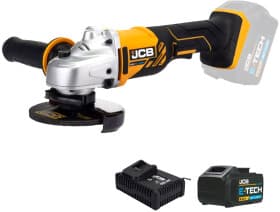 Болгарка акумуляторна JCB JCB-18AG (2 акумулятори + ЗП) 115 мм