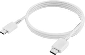 Кабель Denmen D20C DM-D20C-WH type-C - type-C 1 м