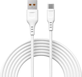 Кабель Denmen D23T DM-D23T-WH USB - type-C 2 м