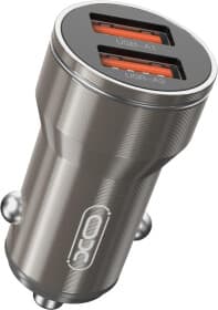 USB зарядка в авто XO CC48 XO-CC48M-GR