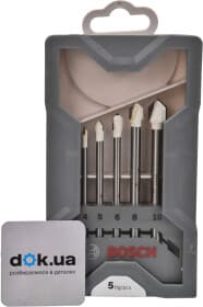 Набор сверл Bosch перьевых по плитке 2608587169 4-10 мм 5 шт.