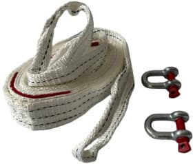 Трос буксировочный Poputchik 29-019-3-IS 3 т лента 4 м