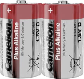 Батарейка Camelion Plus ALKALINE 11100220 D 1,5 V 2 шт