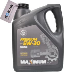 Моторное масло Maximum Premium 5W-30 полусинтетическое