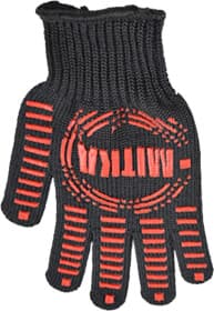 Перчатки рабочие Mitka трикотажные с покрытием ПВХ черные