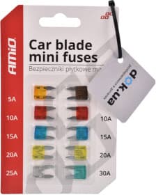 Набір запобіжників Amio 01139 FN mini 10 шт.