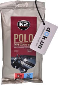 Салфетки K2 Polo Shine Cockpit Wipes K420 из нетканого материала 20х18 см 24 шт
