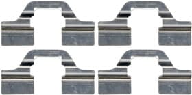 Компоненти дискових гальмівних колодок Компоненти дискових гальмівних колодок