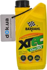 Моторное масло Bardahl XTEC 0W-30 синтетическое