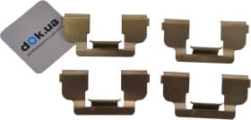 Компоненти дискових гальмівних колодок Компоненти дискових гальмівних колодок