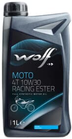 Моторное масло 4T Wolf Racing Ester 10W-30 синтетическое