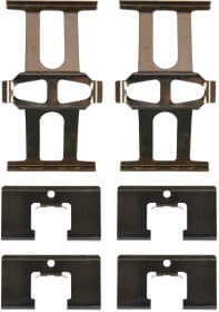 Комплектующие дисковых тормозных колодок Комплектующие дисковых тормозных колодок