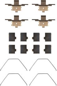 Компоненти дискових гальмівних колодок Компоненти дискових гальмівних колодок