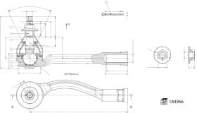 Наконечник рулевой тяги