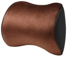 Подушка-підголовник Elegant Travel Maxi коричнева без логотипа EL700505