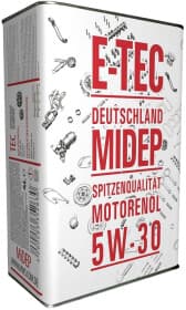 Моторна олива E-TEC TEC 5W-30 синтетична