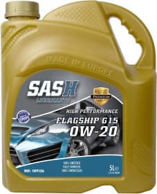 Моторна олива Sash Flagship G15 0W-20 синтетична