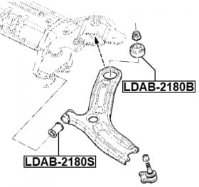 Сайлентблок важеля