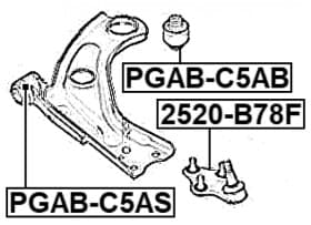 Сайлентблок важеля