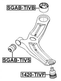 Сайлентблок важеля