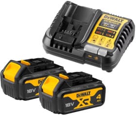Комплект зарядки DeWALT DCB1104 + DCB182 (2 шт.)