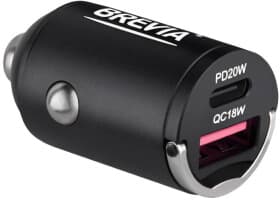 USB зарядка в авто Brevia ePower NanoMetal 46038CAMB