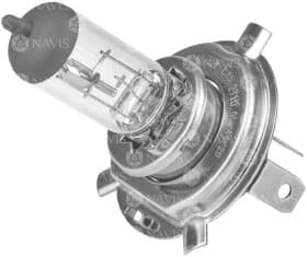 Автолампа Navis Standard H4 P43t 55 W 60 W белая NH4605512