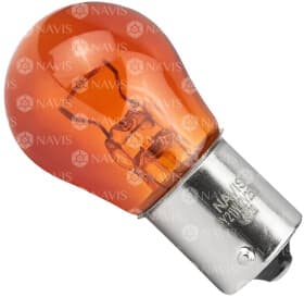 Автолампа Navis Standard S25 BA15s 25 W оранжевая NS252512Y