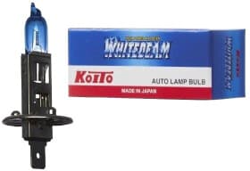 Автолампа KOITO Whitebeam H1 P14,5s 55 W прозоро-блакитна 0751W