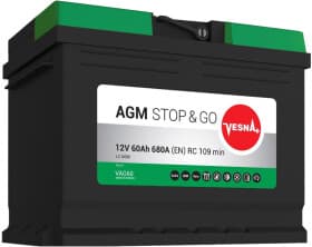 Акумулятор Vesna 6 CT-60-R Stop&Go AGM 314060