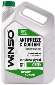 Готовий антифриз Winso G11 зелений -35 °C