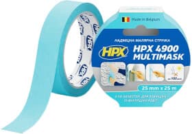 Малярний скотч HPX 4900 MultiMask EW2525 на паперовій основі 25 мм x 25 м