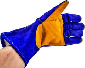 Краги Sigma кожаные синие