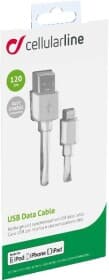 Кабель CellularLine USBDATACMFIIPH5W USB - Apple Lightning 1 м