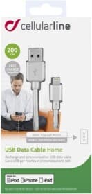 Кабель CellularLine Home USBDATACMFIIPH52MW USB - Apple Lightning 2 м
