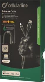 Кабель CellularLine Extreme TETRACABMFI1MK USB - Apple Lightning 1,2 м