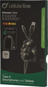 Кабель CellularLine Extreme TETRACABTYC1MK USB - USB type-C 1,2 м